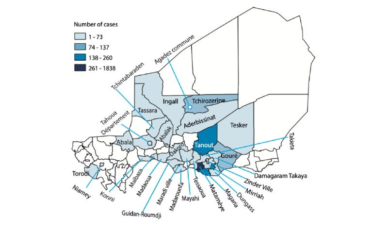 Epidemia di difterite in Niger