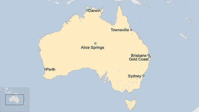 Cartina delle comunità aborigene