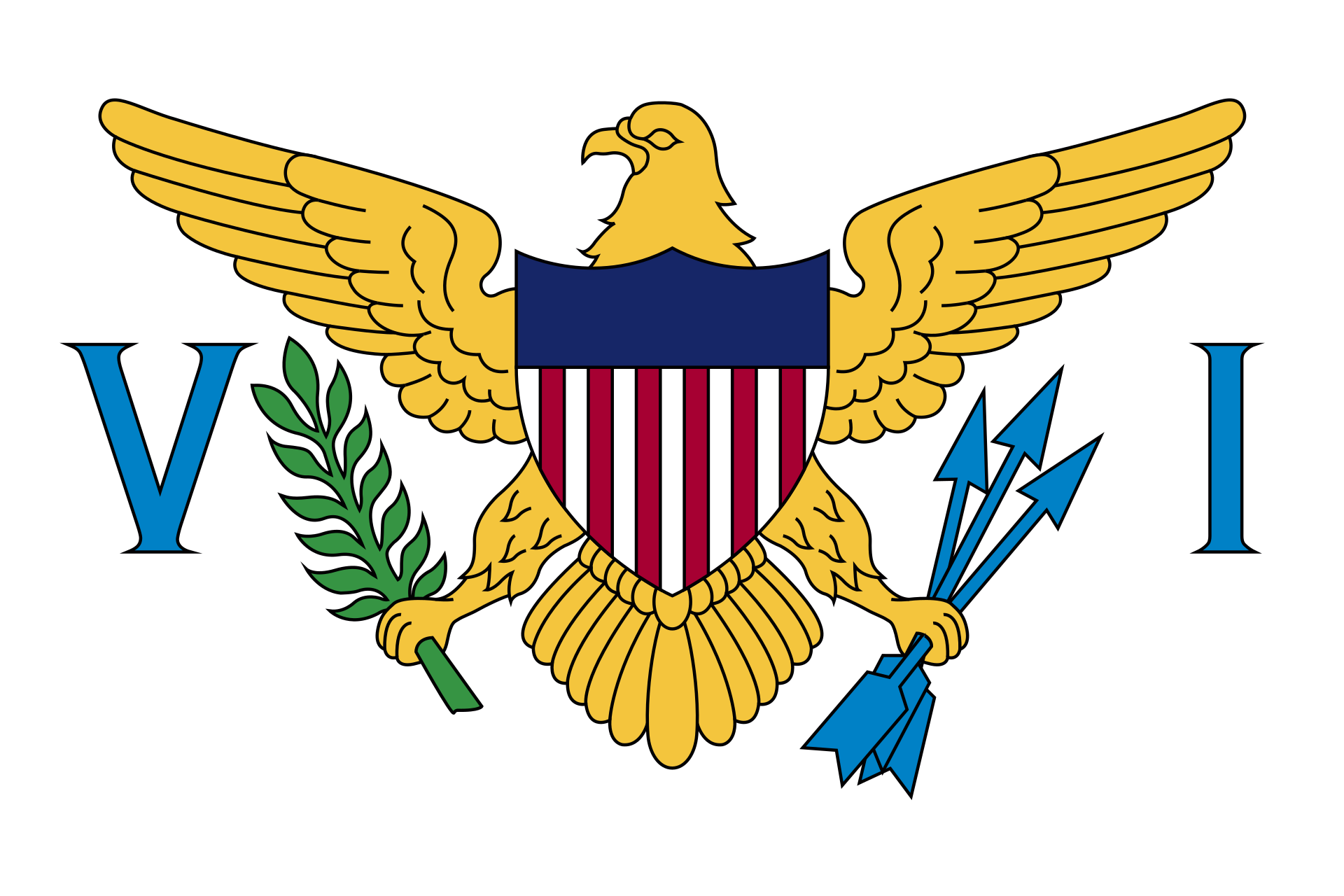 Bandiera della Isole Vergini Americane