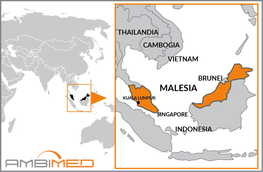 Cartina geografica della Malaysia