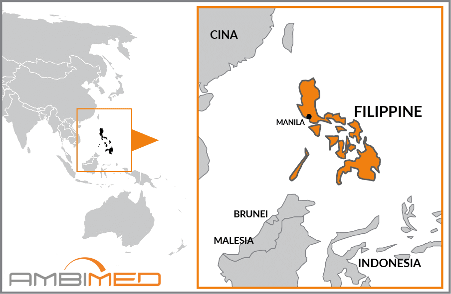 Cartina geografica della Filippine
