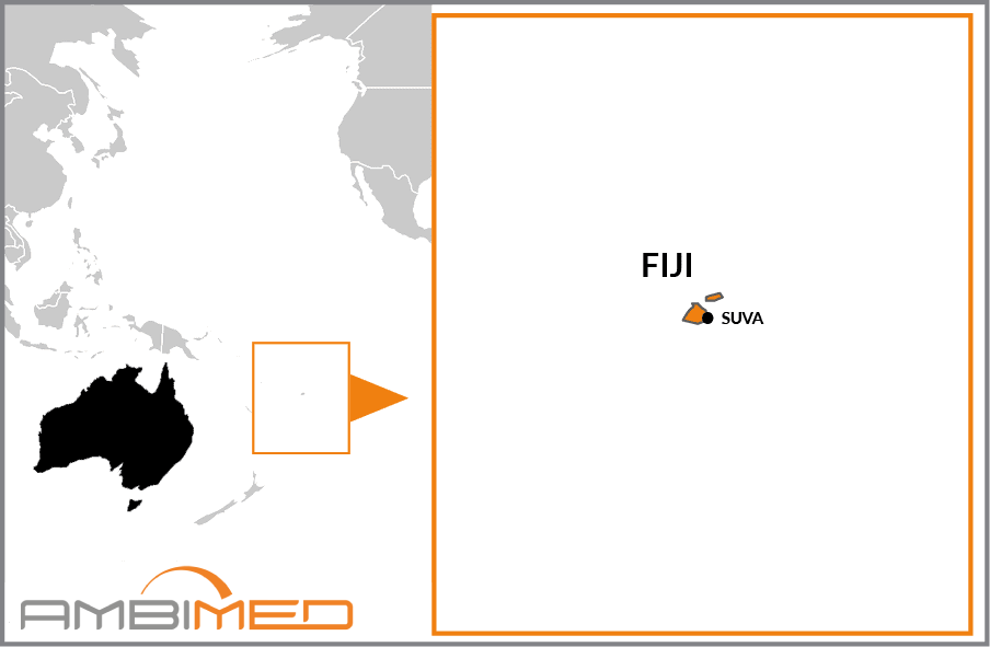 Cartina geografica della Figi
