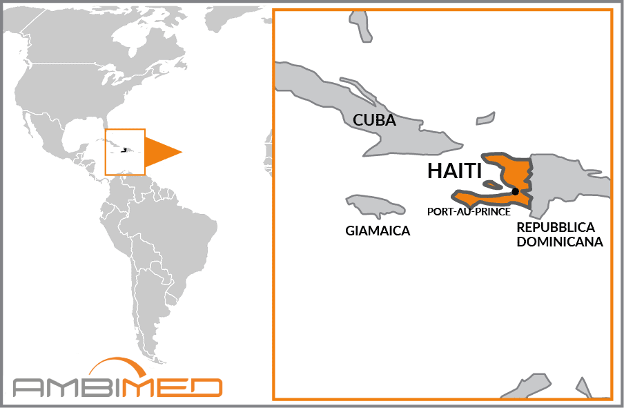 Cartina geografica della Haiti