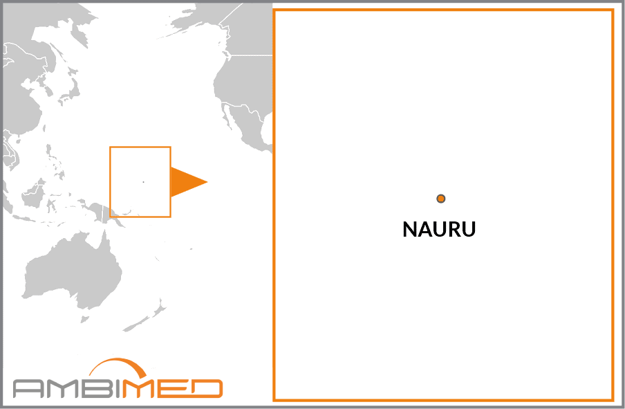 Cartina geografica della Nauru
