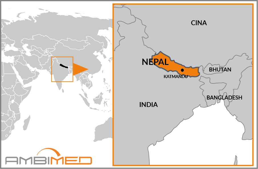 Cartina geografica della Nepal